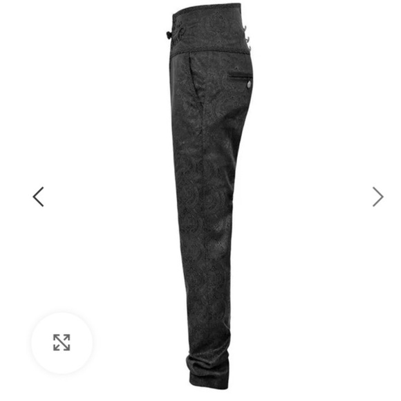 Dark Rock Gothic Clothing NWT Men’s Apocrypha Trousers Pant 36 Steampunk Brocade - Picture 16 of 16
